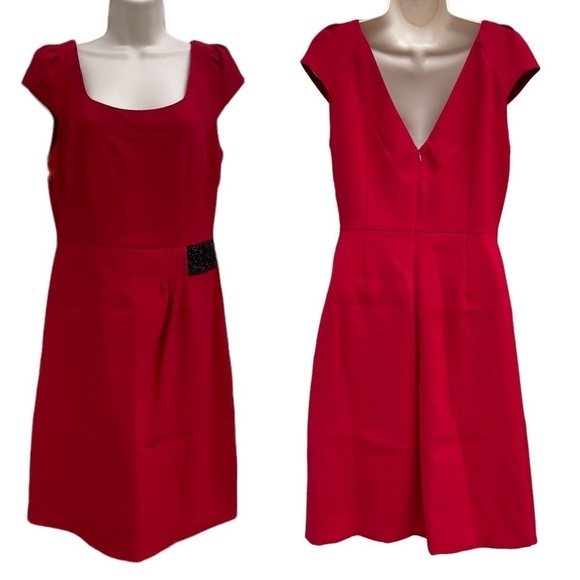ANTONIO MELANI Dresses & Skirts - New! Antonio Melani Anita Sheath Dress Red Currant Size 4 Women’s Nwt 6890